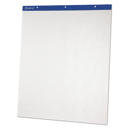 Ampad Flip Charts, Unruled, 27"x34", White, PK2 24-028
